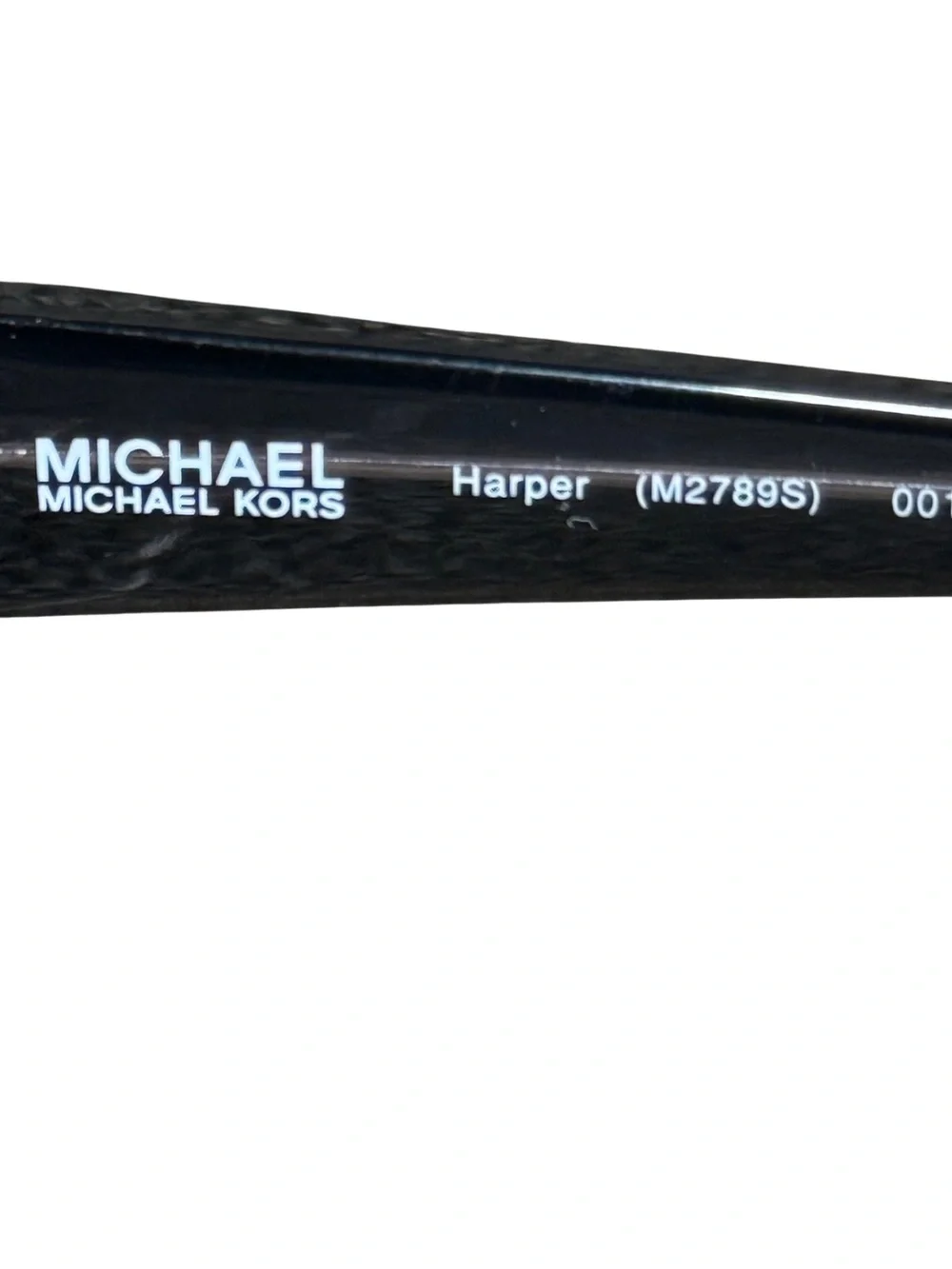 Michael Kors Harper Sunglasses Black MK Logo Oversized 57□16